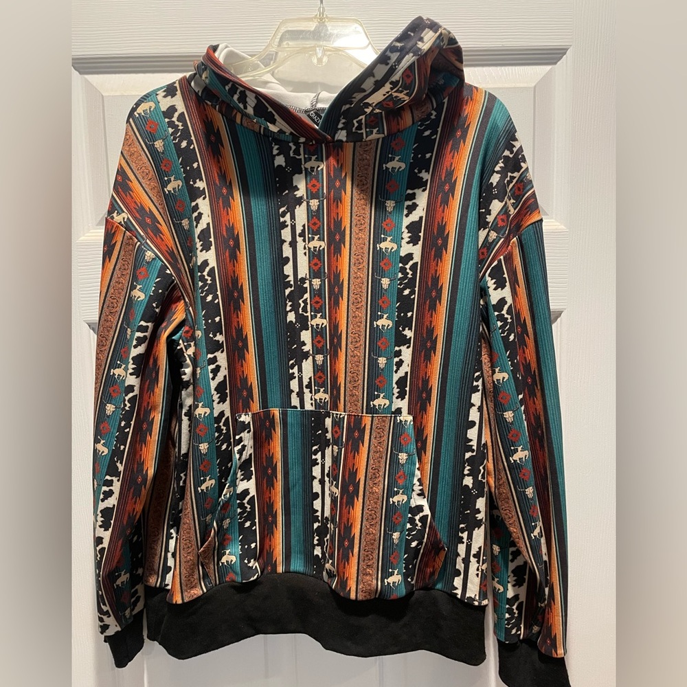 Crazy Train Hoodie Size Large